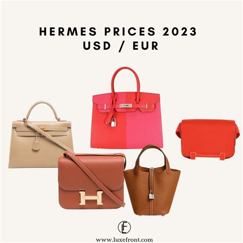 hermes starting price|hermes bag price increase 2022.